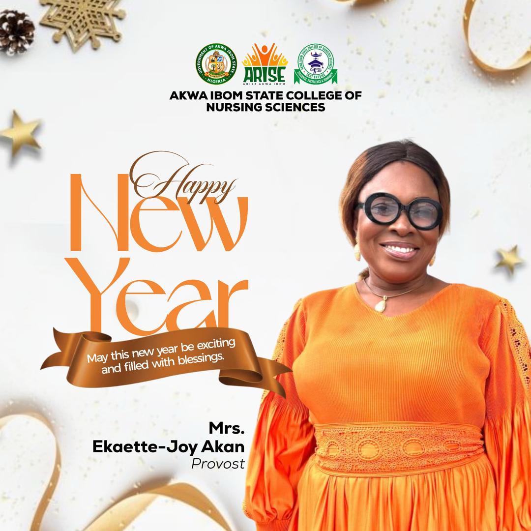 AKWA IBOM STATE COLLEGE OF NURSING SCIENCES (AKSCONS) WISHES ALL A HAPPY AND PROSPEROUS NEW YEAR 2026
